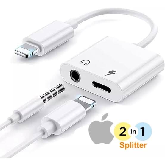 iPhone dual Handsfree and Charging Connecter