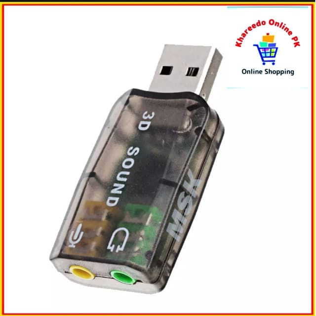 3d USB Sound Card
